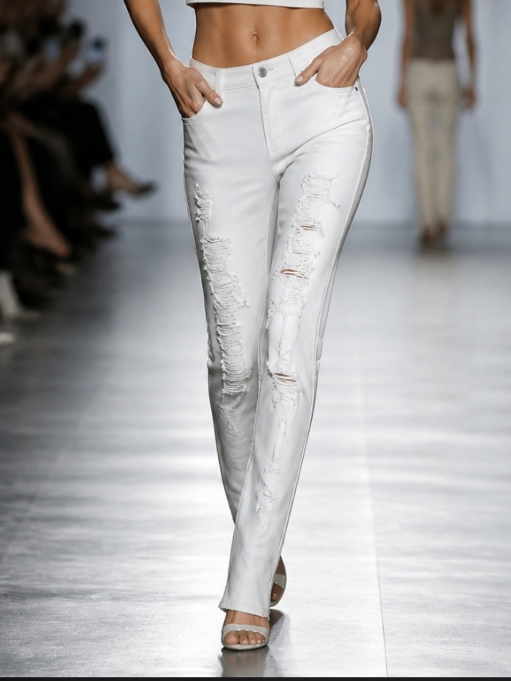 JOE’S Leggings Jeans Destroyed Skinny Pull On Distressed
